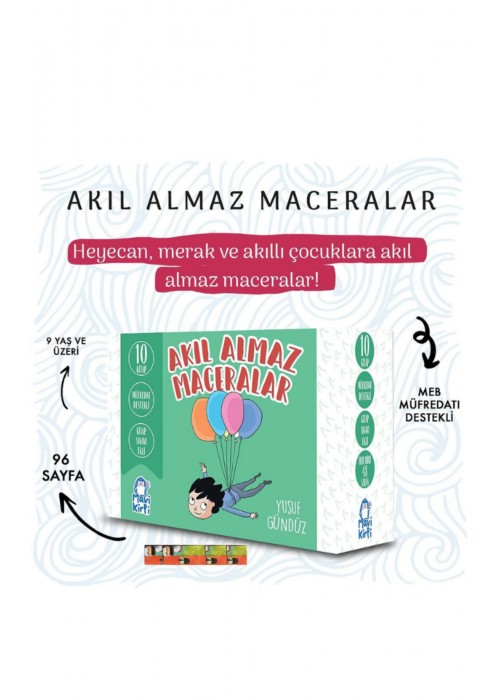 Akıl Almaz Maceralar (10 Kitap) set