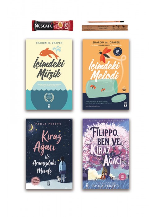 Filippo Ben Ve Kiraz Ağacı - Kiraz Ağacı Ile Aramızdaki Mesafe - Içimdeki Müzik Melodi Set 4 Kitap